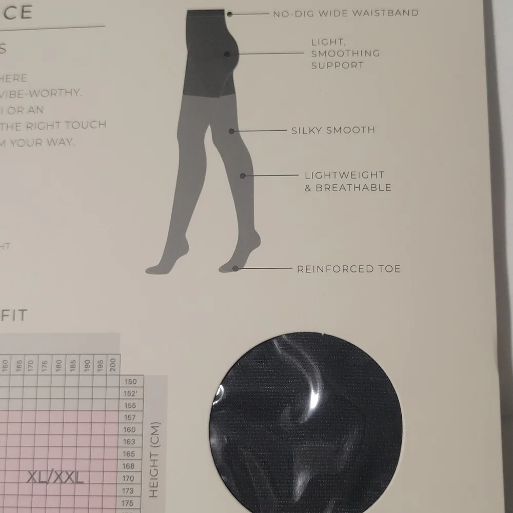 Kensie 20D sheer black tights Size medium/large